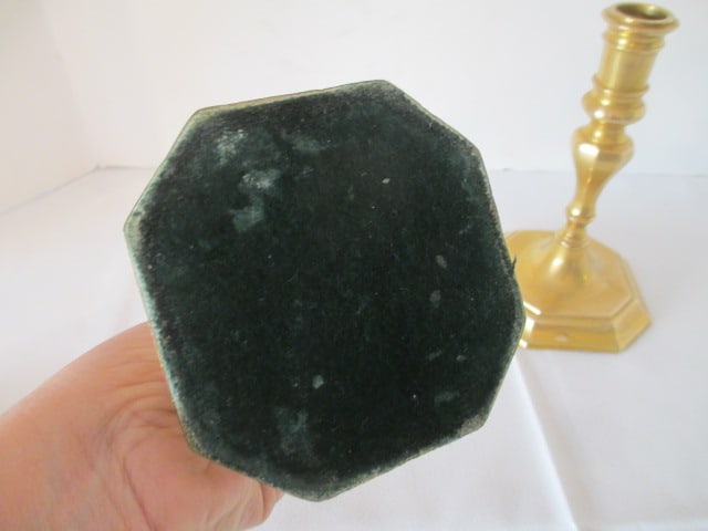 Pair of Brass Candle Sticks - 3