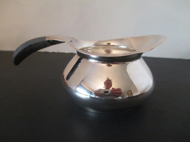 Wilhelm Theodor Binder 925 Sterling Art Nouveau Coffee Pot, Teapot and Two Creamers - 19