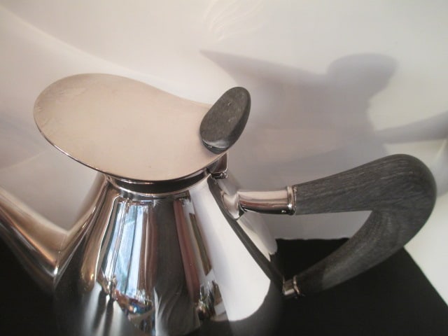 Wilhelm Theodor Binder 925 Sterling Art Nouveau Coffee Pot, Teapot and Two Creamers - 3