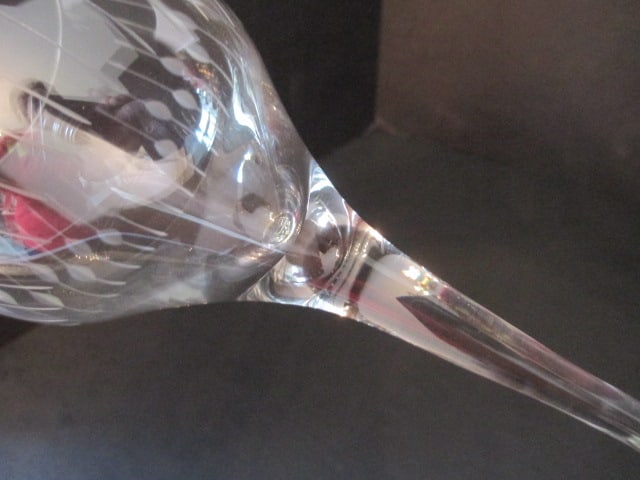 Etched Crystal Port Wine/Sherry Set - 10