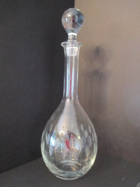 Etched Crystal Port Wine/Sherry Set - 2