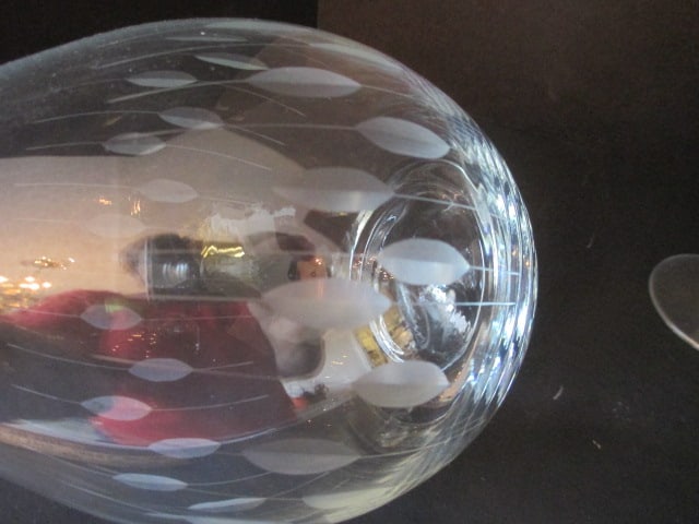 Etched Crystal Port Wine/Sherry Set - 5