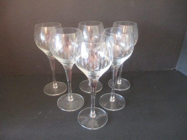 Etched Crystal Port Wine/Sherry Set - 7
