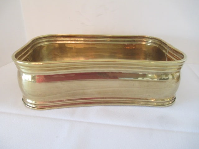 Baldwin Brass Candle Holder, Trinket Box, Two Small Bells and Centerpiece Planter - 10