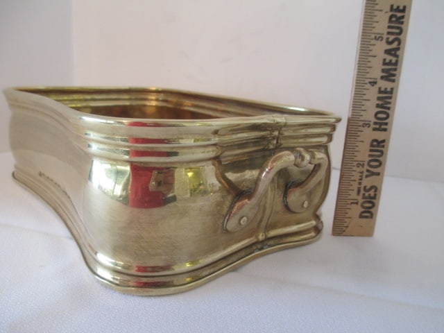 Baldwin Brass Candle Holder, Trinket Box, Two Small Bells and Centerpiece Planter - 11