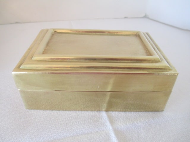 Baldwin Brass Candle Holder, Trinket Box, Two Small Bells and Centerpiece Planter - 6