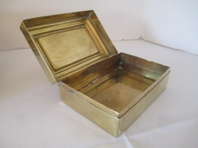 Baldwin Brass Candle Holder, Trinket Box, Two Small Bells and Centerpiece Planter - 7