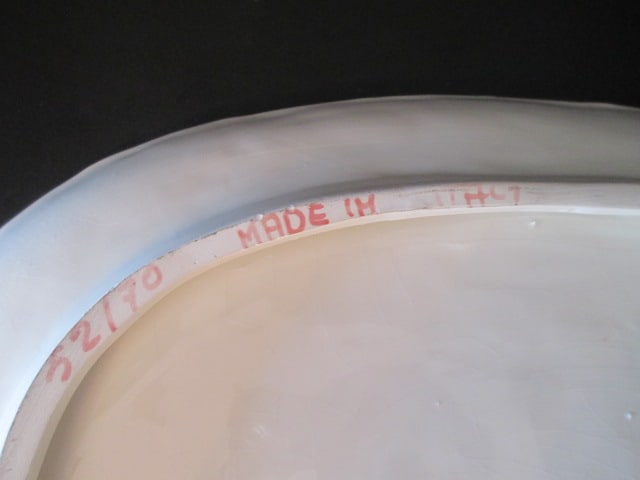 Italian Pottery Chinoiserie Elder and Bamboo Design Tureen with Underplate - 10