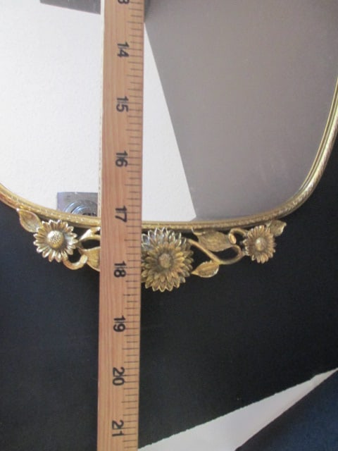 Gold Tone Mirrored Vanity Tray, Lenox Butterfly Musical Trinket Box, - 6