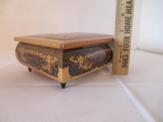 IDI Italian Inlaid Design Reuge Swiss Movement Music Box - 4