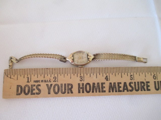 Vintage Bulova Ladies Wrist Watch, Elgin DeLuxe Gold Filled Watch and - 8