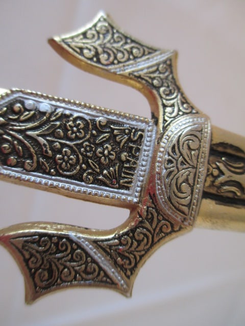 Decorative Spanish Dagger Letter Opener with Sheath - 4