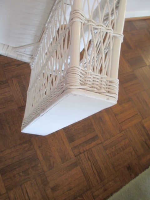 White Wicker Breakfast in Bed Tray - 5