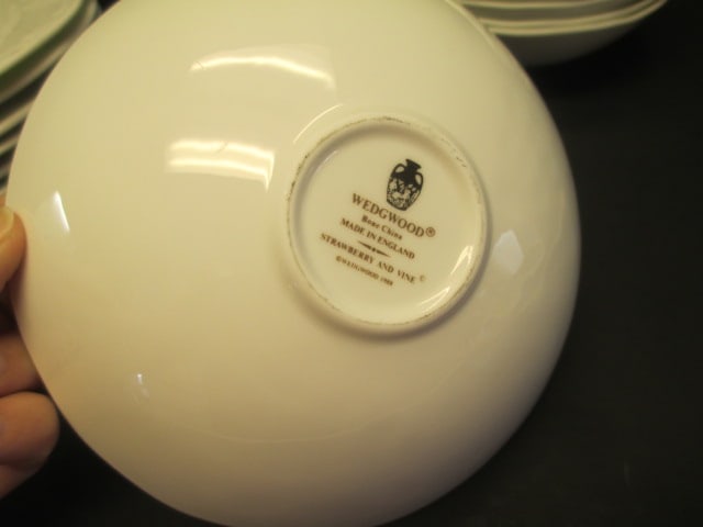Wedgwood "Strawberry and Vine" Bone China Bowls - 8