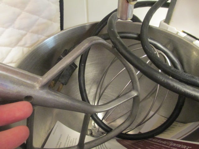 KitchenAid Commercial Stand Mixer with Paddle and Whisk Attachments - 4