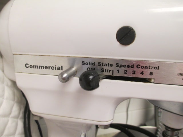 KitchenAid Commercial Stand Mixer with Paddle and Whisk Attachments - 7