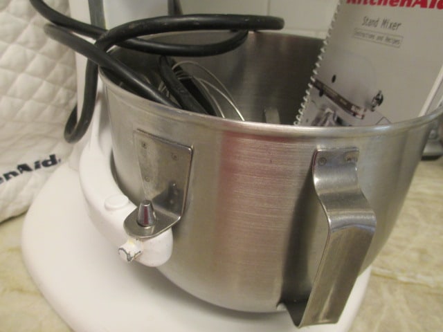 KitchenAid Commercial Stand Mixer with Paddle and Whisk Attachments - 8
