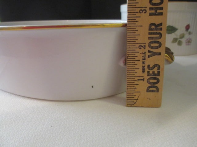 Williams-Sonoma Portugal Pottery Oval Baker, Sheffield Golden Heirloom Baker, - 7