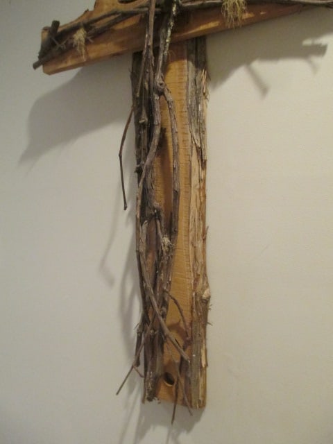 Rustic Live Edge Cross - 3