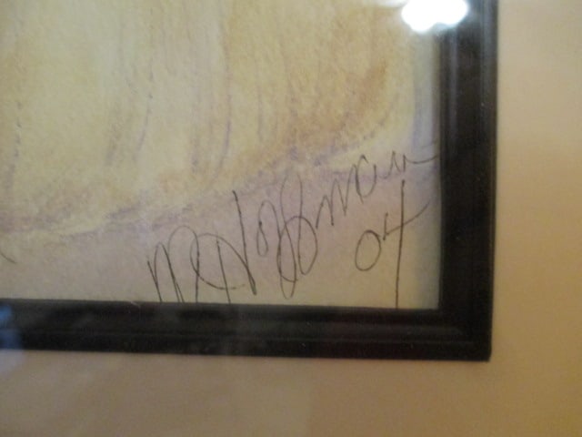 2004 Marvy Hoffman Signed Original Spring Bride Artwork - 4