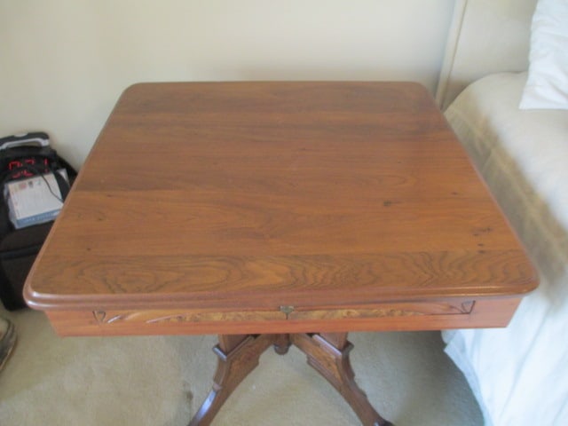 Antique Maysville Victorian Table with Drawer - 2
