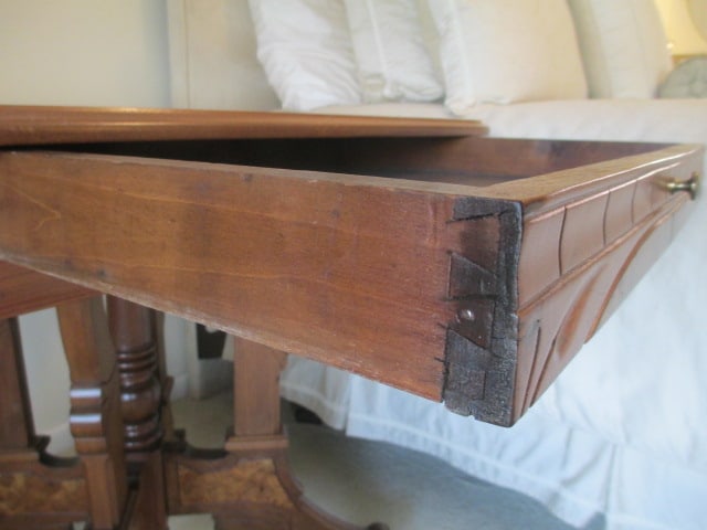 Antique Maysville Victorian Table with Drawer - 5