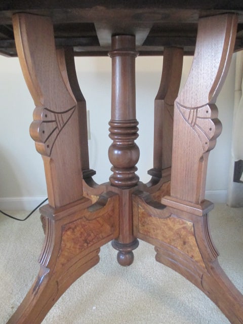 Antique Maysville Victorian Table with Drawer - 8