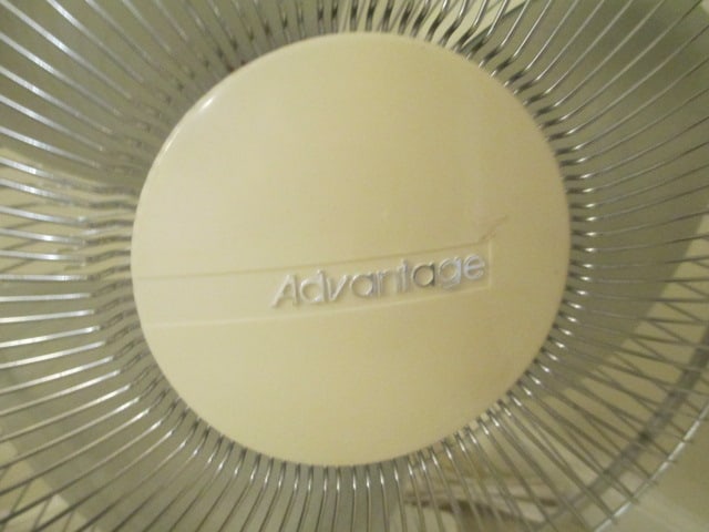 Advantage 12" 3 Speed Oscillating Fan: Model NR-12, powers on, Local Pickup Only 