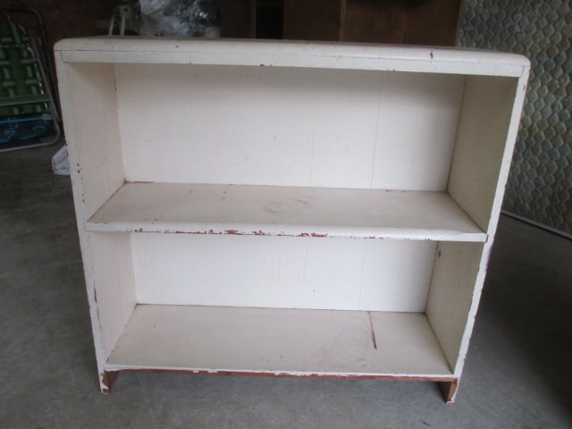 Rustic Painted Bookcase (1 of 5)