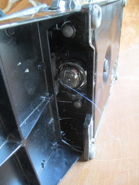 Vintage Singer Featherweight Electric Portable Sewing Machine and Folding - 5