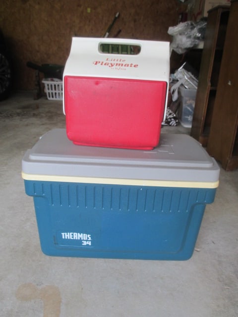 Thermos 34 Ice Chest and Igloo Little Playmate Cooler: Local Pickup Only