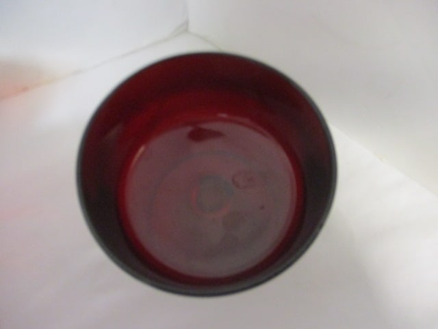 Set of 11 Vintage Luminarc "Cavalier" Ruby Red Short-Stemmed Champagne - 4