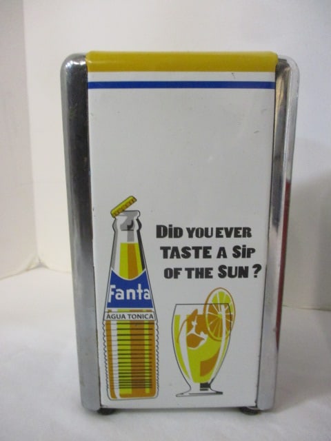 Coca-Cola and Fanta Metal Diner Napkin Dispensers - 2
