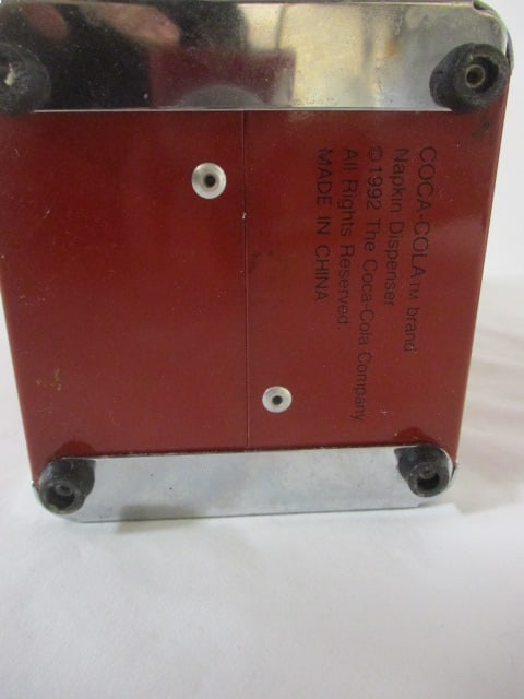 2 Coca-Cola Metal Diner Napkin Dispensers - 5