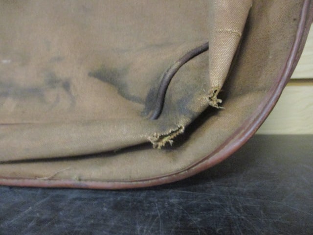 WWII Greenville, SC Native Soldier's Handpainted Pin-Up Girl Garment Bag Suitcase - 5