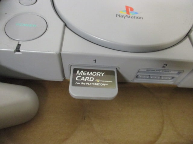 Vintage Sony PlayStation 1 Video Game Console, 2 Controllers, 3 Game Disks, - 4