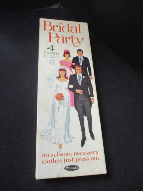 Vintage Whitman "Bridal Party" Paper Dolls in Original Box: . 