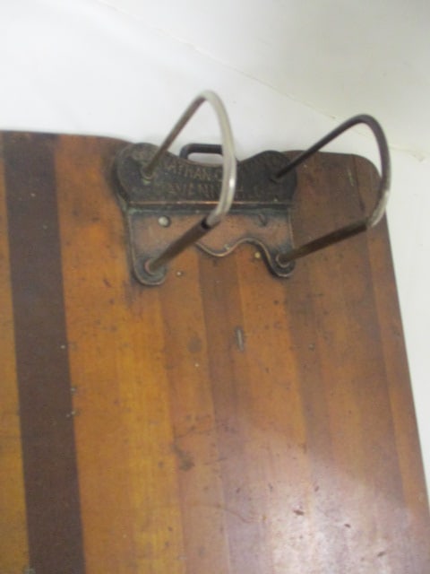 Vintage The Nathan Coleman Company Desk Wood Clipboard - 2