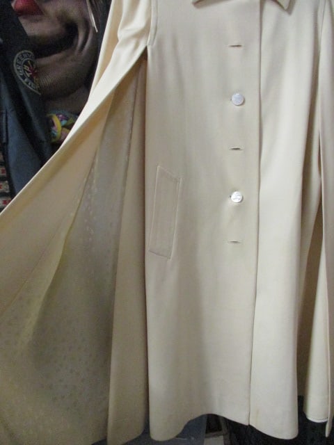 Vintage Handmade by Louisa Lined Cape Coat - 2