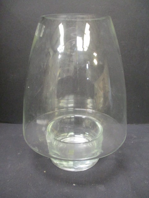 Large Tapered Design Crystal Footed Vase (1 of 4)