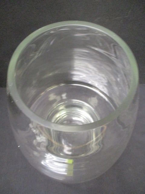 Large Tapered Design Crystal Footed Vase - 2