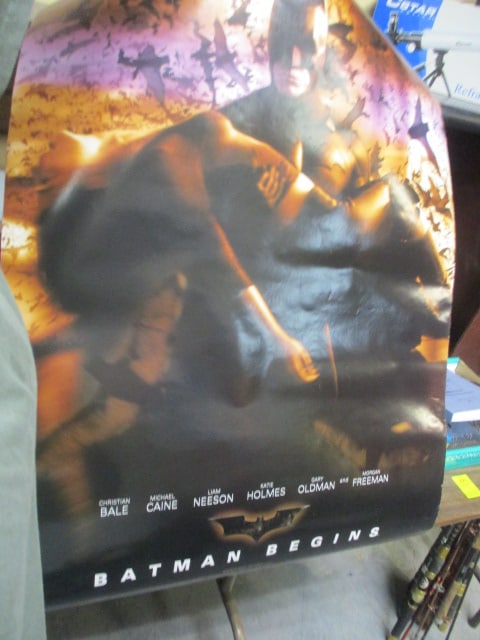 "Batman Begins" Movie Poster: small tear on bottom edge 