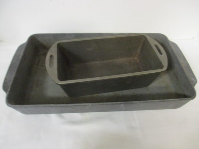 Lodge Cast Iron Loaf Pan and Copco Denmark Michael Lax Design Cast Iron: Lasagna Pan, 10 1/4" x 5" x 3" and 16" x 8 1/2" x 2 1/2" 