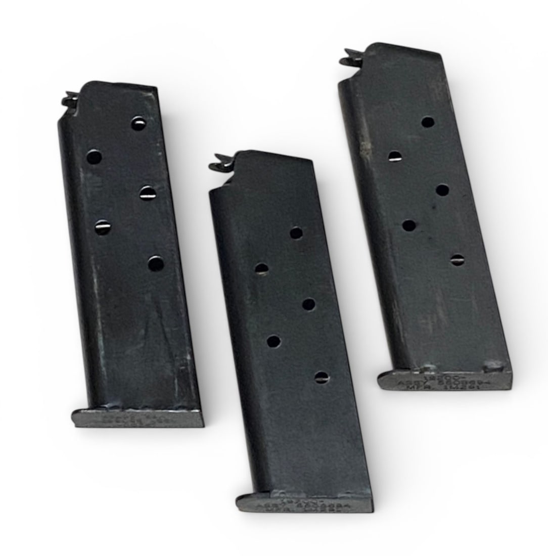 (3) USGI Replacement 1911 (7rd) 45 ACP Magazines (1 of 2)