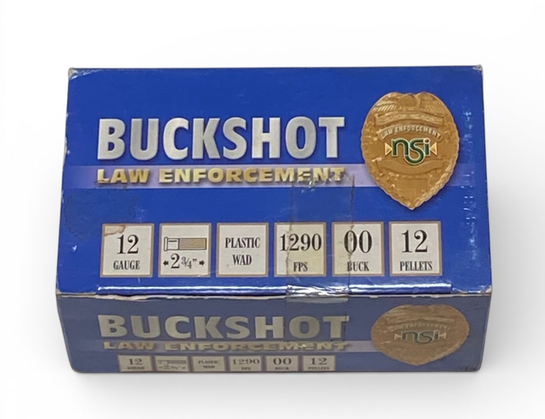 NIB 10rds. of 12 GA. 00 BUCK Law Enforcement Buckshot Ammunition: See Photos 