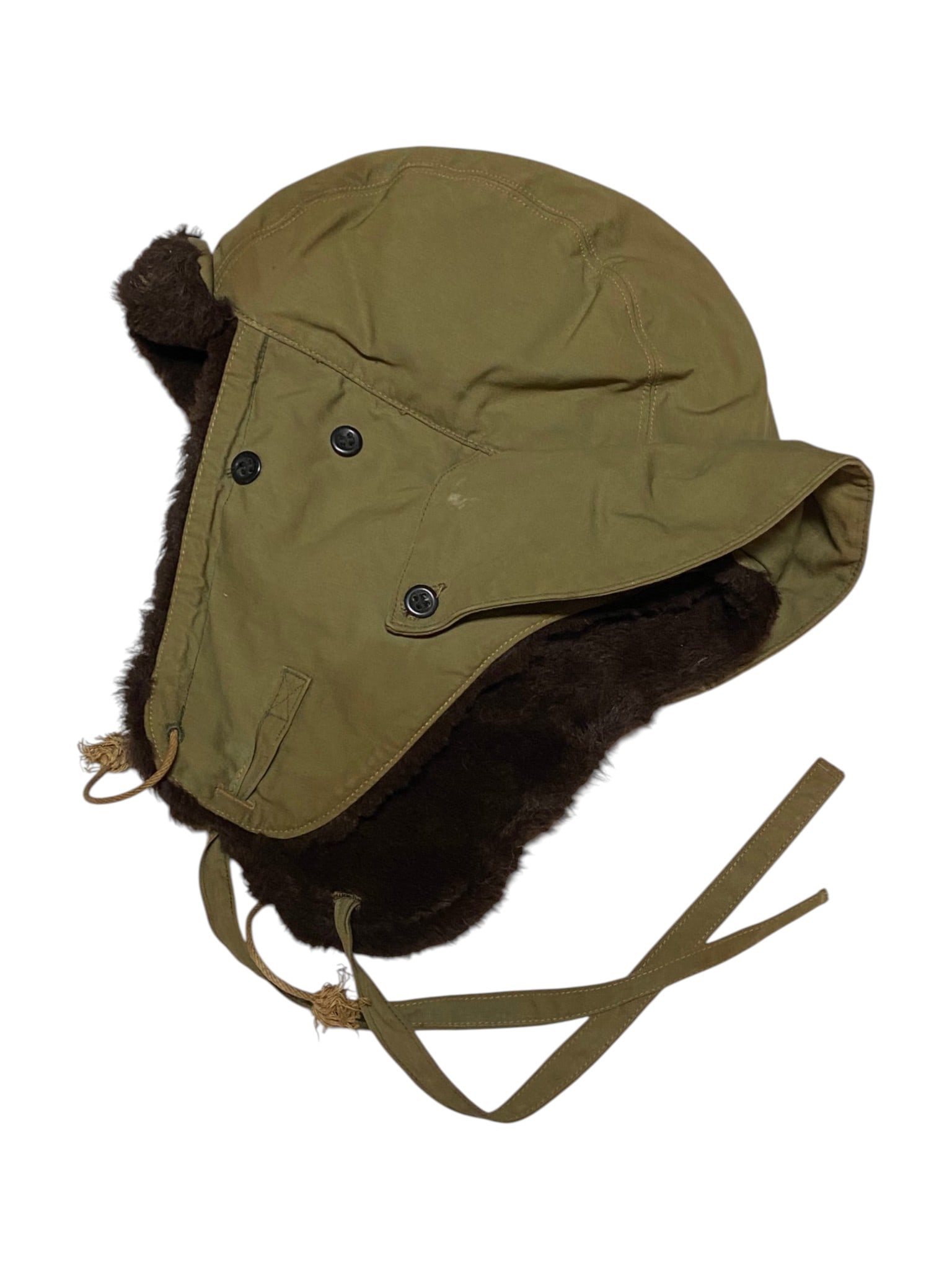 Vintage Military Cold Weather Cap - 2