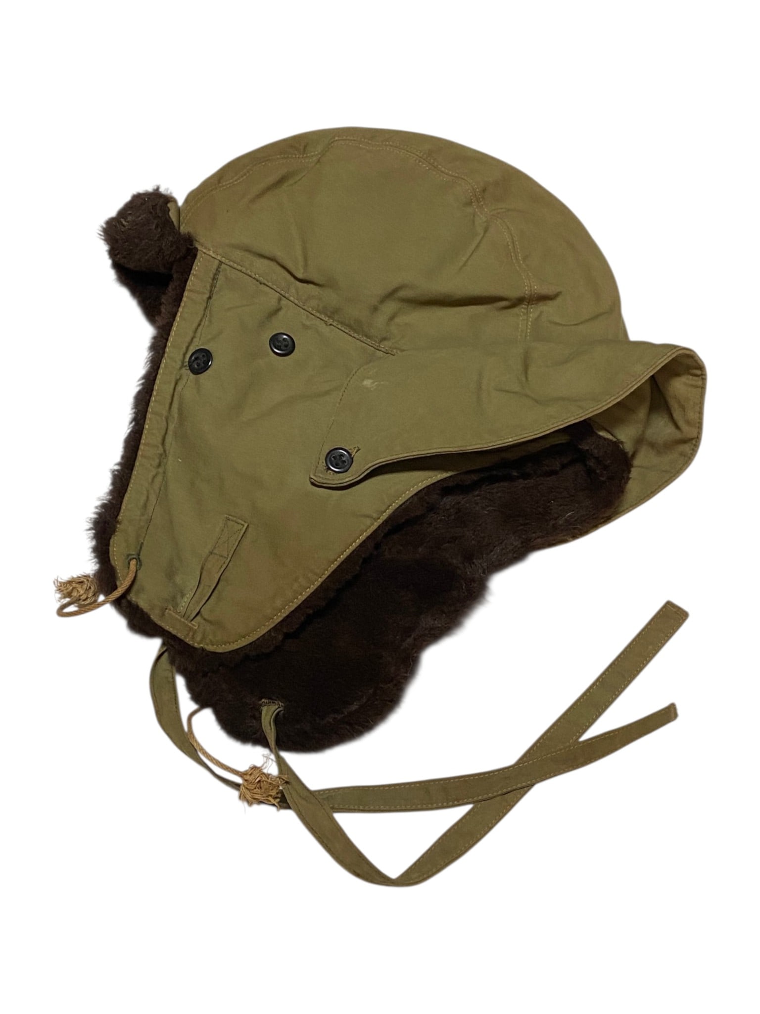 Vintage Military Cold Weather Cap - 3