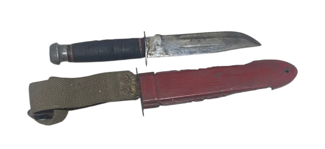 (3) US WWII Fighting Knives - 4