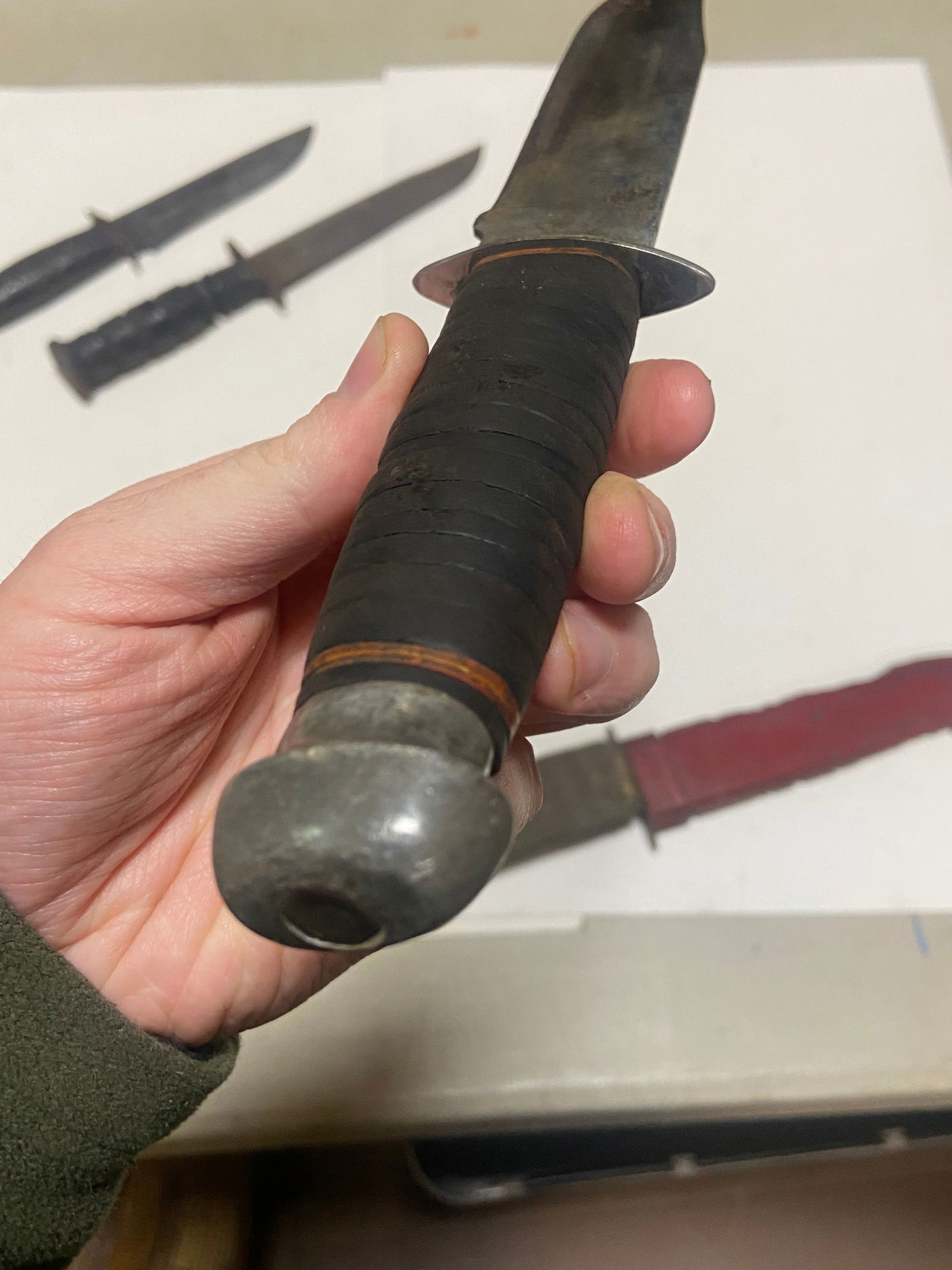 (3) US WWII Fighting Knives - 9