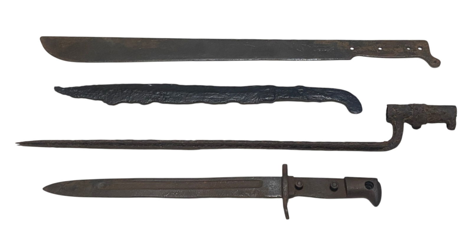 Lot of Excavated Relic Bayonets and Machettes (1 of 20)
